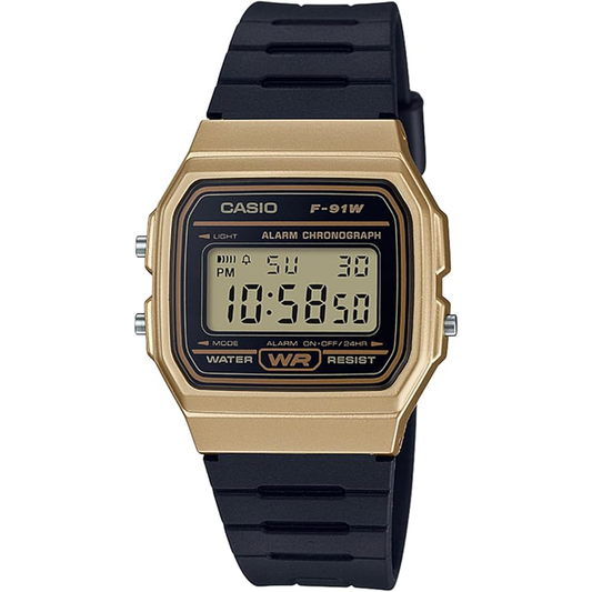 Casio F-91 Limited Edition – Gold/Schwarze Digitaluhr