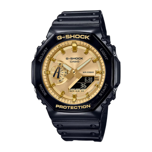 CASIO G-SHOCK GA-2100GB-1ADR ANALOG-DIGITAL SCHWARZGOLD UHR